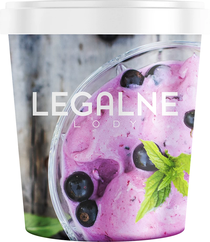 Kefir z czarną porzeczką